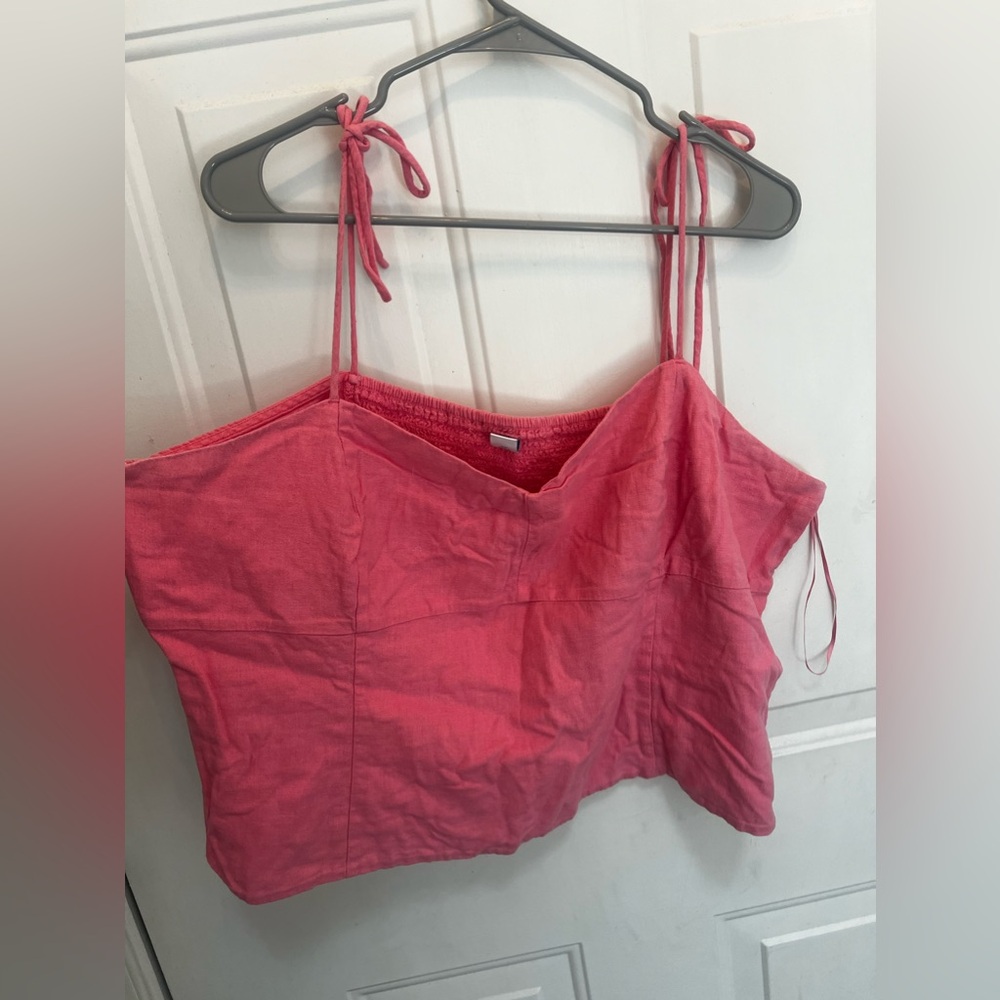 Pink old navy tank top